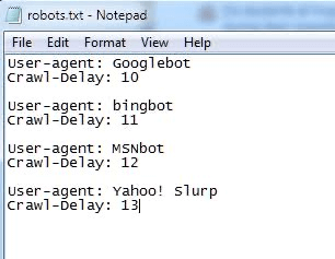 Crawl-Delay Directive